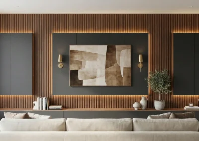 stylish wall paneling