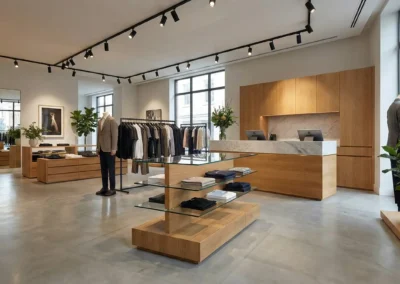 Retail Stores & Showrooms interior designing